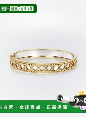 自营1h可退 欧洲直邮Dior 迪奥 女士黄色黄金手镯