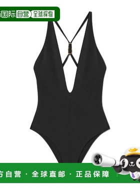 香港直邮Versace 深V连体泳衣 10183671A12917