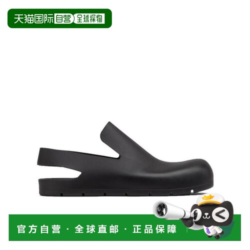 【99新未使用】香港直邮Bottega Veneta 黑色Pudle 裹踝乐福鞋 66