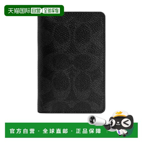 1h可退 香港直邮COACH 男士卡包 5009OY2 AW2026 黑色 经典SIGNAT