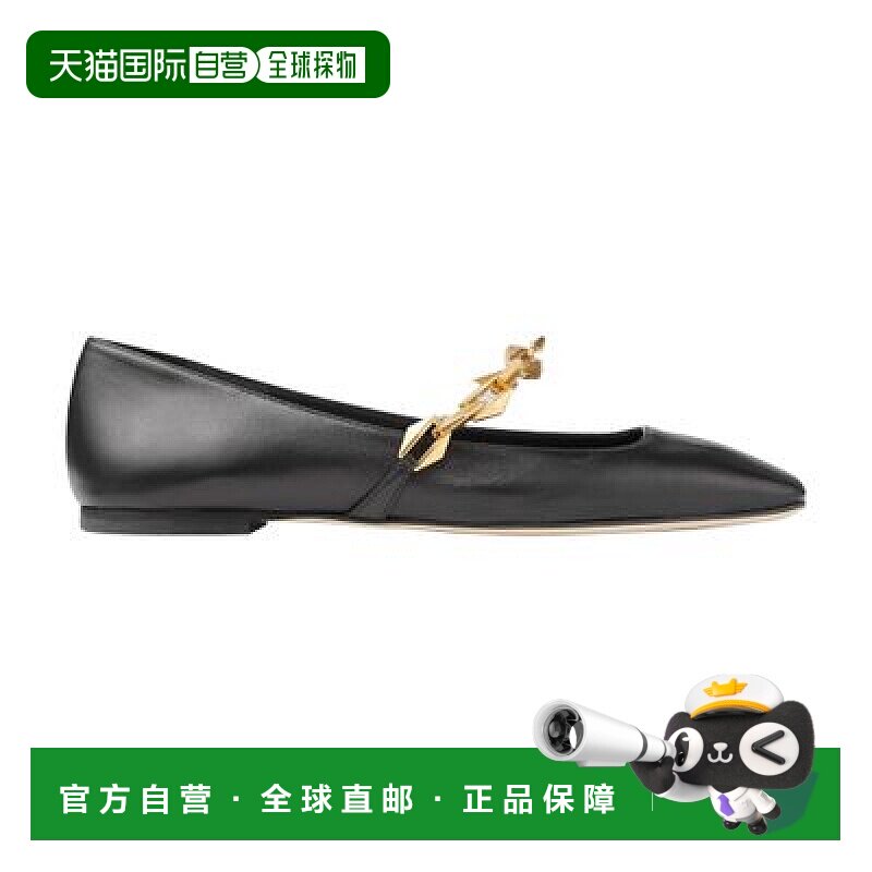 自营欧洲直邮JIMMY CHOO Diamond Tilda 平底芭蕾舞鞋单鞋