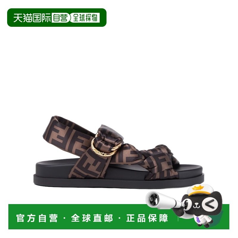 1h可退 香港直邮FENDI 女士 Feel FF平底凉鞋 crov,女鞋,时装凉鞋,淘宝优惠券,粉丝福利购,淘宝优惠卷