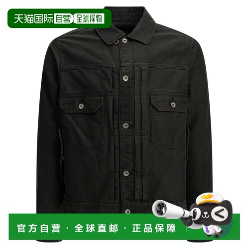 香港直邮SACAI 男士外套 2604092M001BLACK AW2026 支付后1h可退