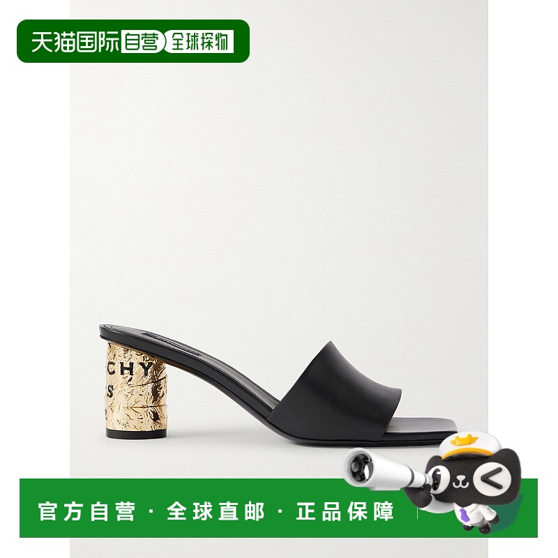 香港直邮Givenchy 纪梵希 女士 Tape 皮质凉拖 BE30AGE1J7001BLAC