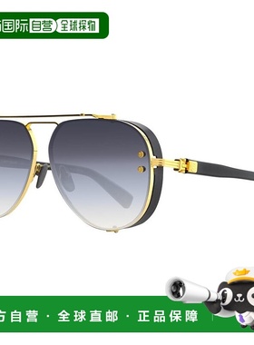 1h可退 香港直邮Balmain 巴尔曼 男士 CAPTAINE_GLD-BLK 眼镜 CAP