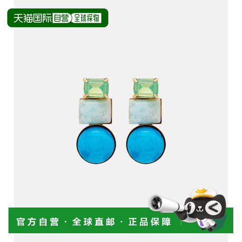 香港直邮JENNIFER BEHR 珍妮弗 贝尔 女士 Azurine 水晶装饰耳环