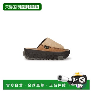 黑色小牛皮厚底拖鞋 Daze系列女士沙色 Venture 自营欧洲直邮Ugg