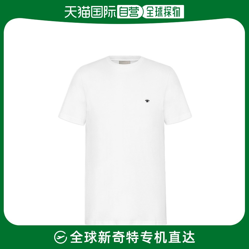 香港直邮Dior 小蜜蜂刺绣圆领短袖T恤 733J603B0677