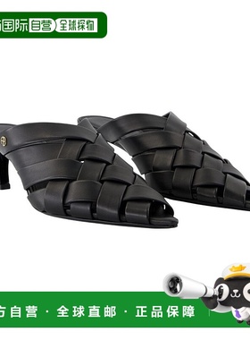 香港直邮ANINE BING 女士 黑色 Eve 凉鞋 A1411311高跟单鞋细高跟
