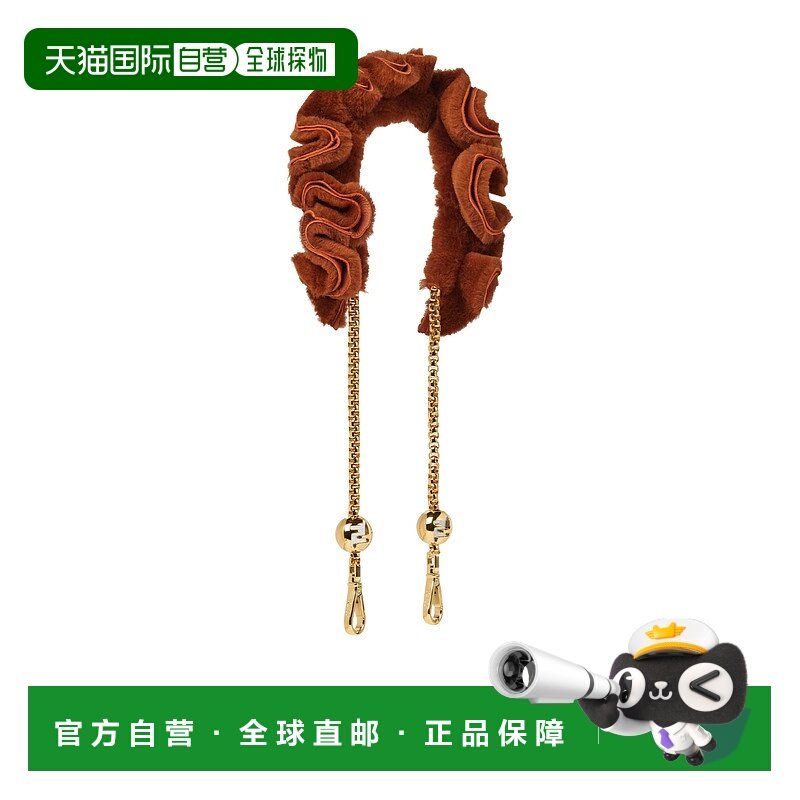 香港直邮Fendi 褶皱设计肩带 8AV961AVN7