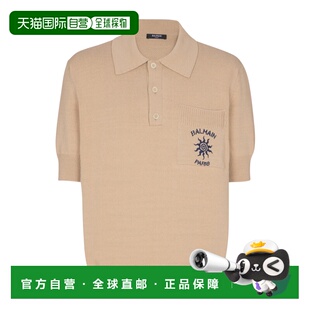 香港直邮Balmain 短袖POLO针织衫 GH0GB046KJ92