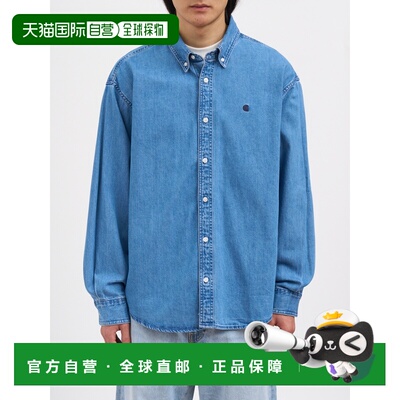 香港直邮CARHARTT WIP 男士 L/S LUCAS 棉质牛仔衬衫 NI034525010