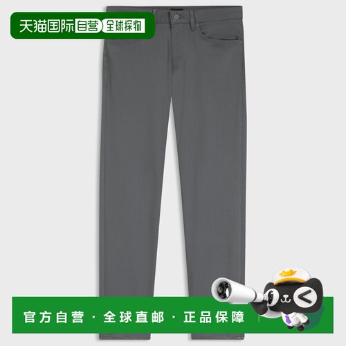 自营欧洲直邮HUGO BOSS雨果 男士Delaware深灰色抗褪色弹力斜纹修
