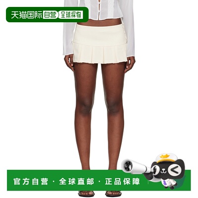 1h可退 香港直邮Tom Ford 汤姆 福特 女士 灰白色 Pleated Micro