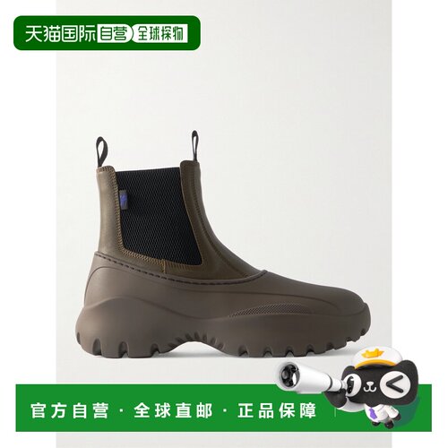 香港直邮1h可退 Burberry 巴宝莉 男士 Scoot 圓頭切爾西踝靴 809