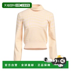 香港直邮Burberry 巴宝莉 女士 高领上衣 yellow黄色 舒适时尚