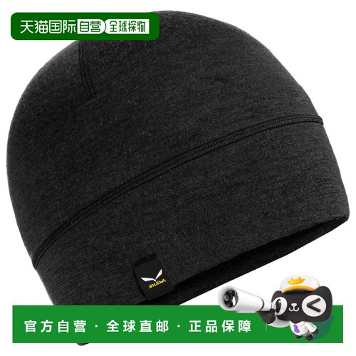 欧洲直邮SALEWA 男士帽子 2047756BLACKOUT CO 黑【付后1h可退】