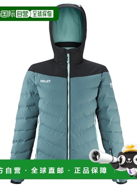 自营欧洲直邮Millet觅乐 RUBY MOUNTAIN 女款户外冲锋衣 蓝色