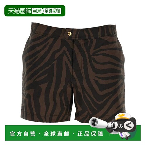 1h可退 Tom Ford 徽标泳裤 BSS001FMN026S24ZK