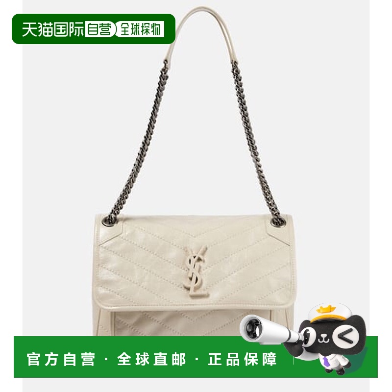 1h可退 香港直邮Saint Laurent 圣罗兰 女士 Niki 中号皮革肩包 0