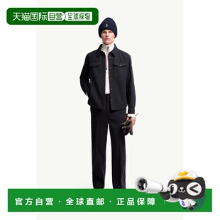 腰带休闲裤 徽标压花棉质运动裤 2025 欧洲直邮MONCLER