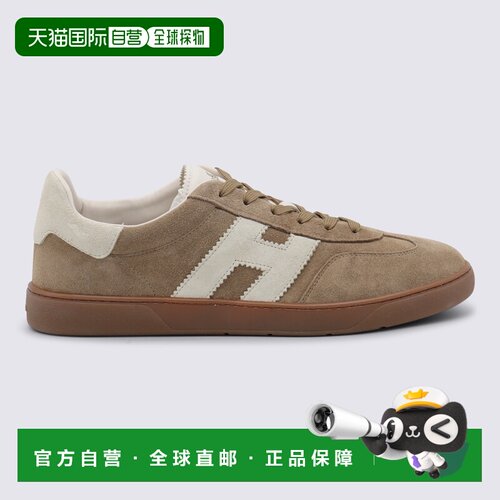 1h可退 香港直邮Hogan 男士 H647 徽标贴片低帮运动鞋 HXM6470FB6