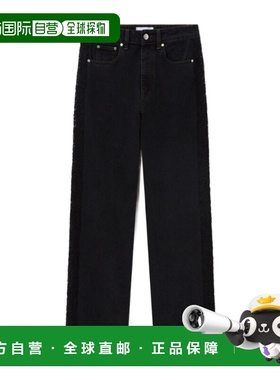 香港直邮Stella McCartney 蕾丝高腰直筒牛仔裤 6D03053SQH33