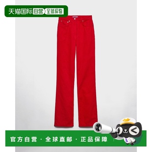 2025 宽松绒裤 灯芯绒五袋裤 阔腿裤 普拉达休闲裤 欧洲直邮PRADA