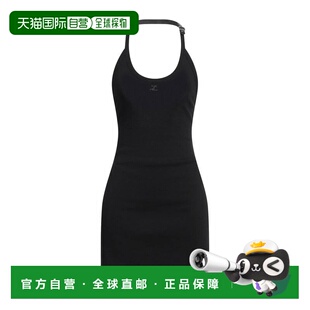 1h可退 香港直邮Courreges 女士 夏装连衣裙 black黑色 舒适时尚