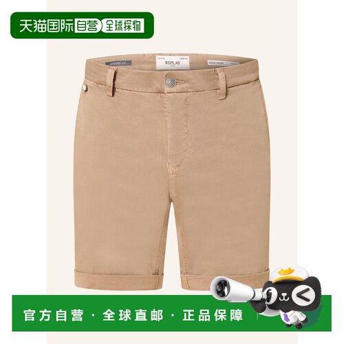 欧洲直邮REPLAY 男士休闲裤 100170111812000 CO 驼色 Denim shor