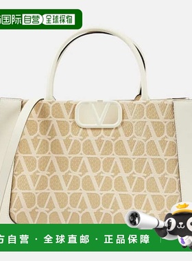 香港直邮valentino 华伦天奴 女士 VLogo Iconographe 标志薄麻布