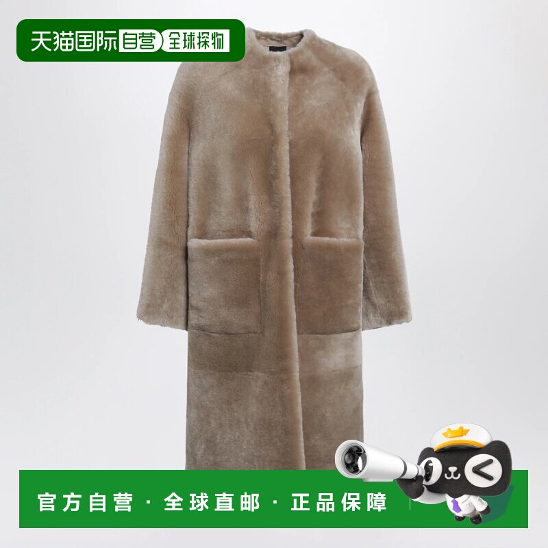 香港直邮BLANCHA 女士外套 2610630025NO AW2026 棕色 Hazelnut r - 实物图