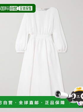 1h可退 Gabriela Hearst 女士 Ahmose Aloe 褶皱亚麻长款