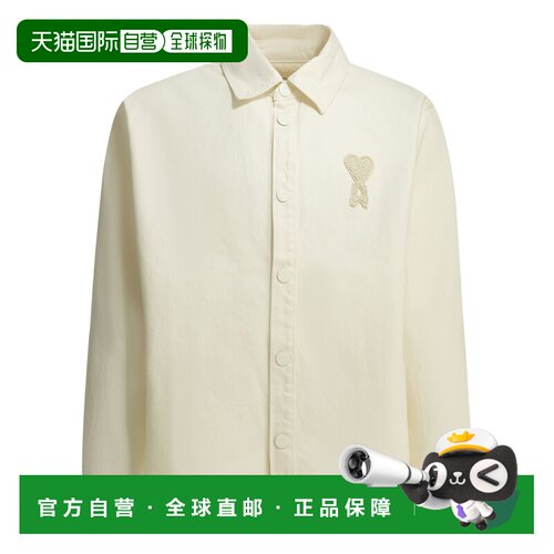 1h可退 香港直邮Ami Paris 男士外套 UJK897DE0126136WHITE SS202