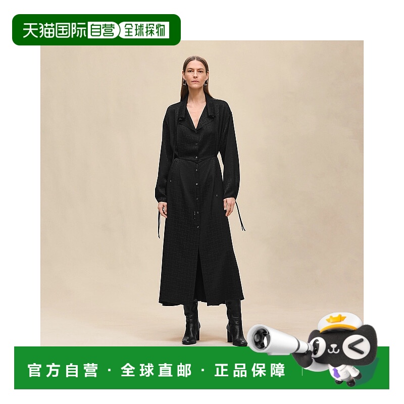 1h可退 欧洲直邮HERMES 爱马仕 25秋冬 H5H0539DC02 女士 连衣裙