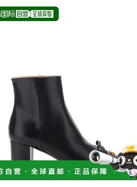 香港直邮Valentino 华伦天奴 女士 黑色皮质靴子 7W2S0ML4DDT短靴