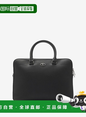 自营欧洲直邮Burberry博柏利 Knight系列男士黑色小牛皮马术骑士