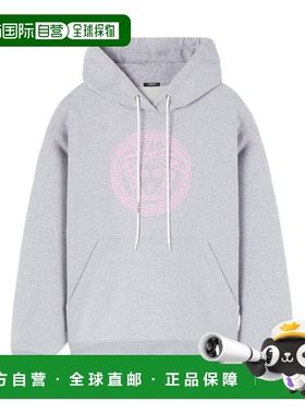 香港直邮Versace 范思哲 女士 长袖连帽卫衣 10142881A10156帽衫