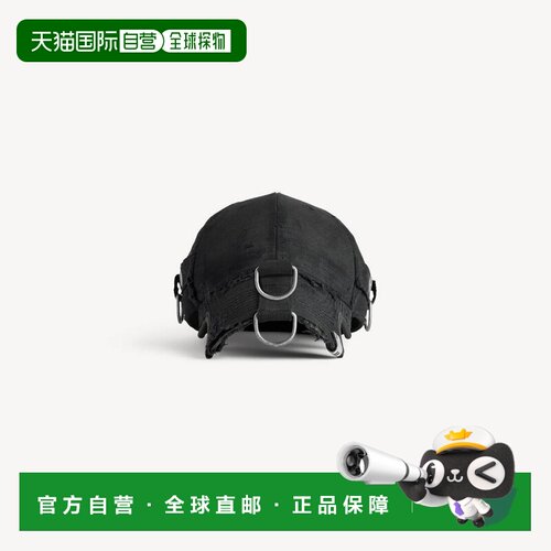 自营欧洲直邮Balenciaga巴黎世家 D-ring Cargo男士黑色工装棒球