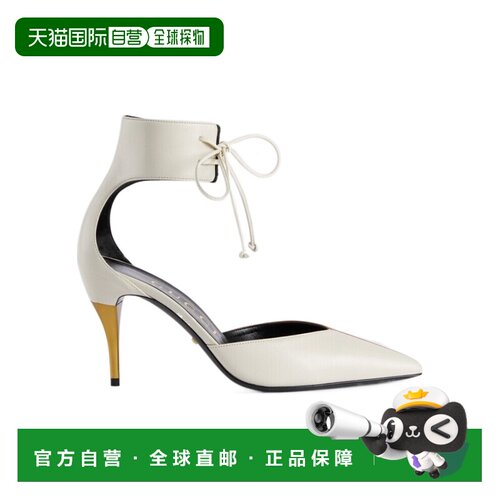 1h可退 香港直邮GUCCI 女士高跟鞋 721120BKO609057 SS2023 白色
