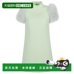 绿色连衣裙 1h可退 女士 华伦天奴 BVAJ901CF 香港直邮valentino