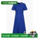 香港直邮CAROLINA HERRERA 女士 1h可退 斜纹布中长连衣裙 R2511N