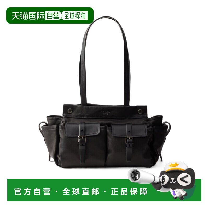 香港直邮PRADA 女士手提包 1BG6452G6FVOOOF0002 SS2026 黑色