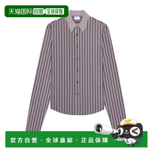 Saint Laurent 条纹衬衫 867724Y2O10