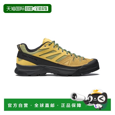 自营欧洲直邮Salomon萨洛蒙 X-ALP WOVEN中性黄色/黑色皮革运动鞋