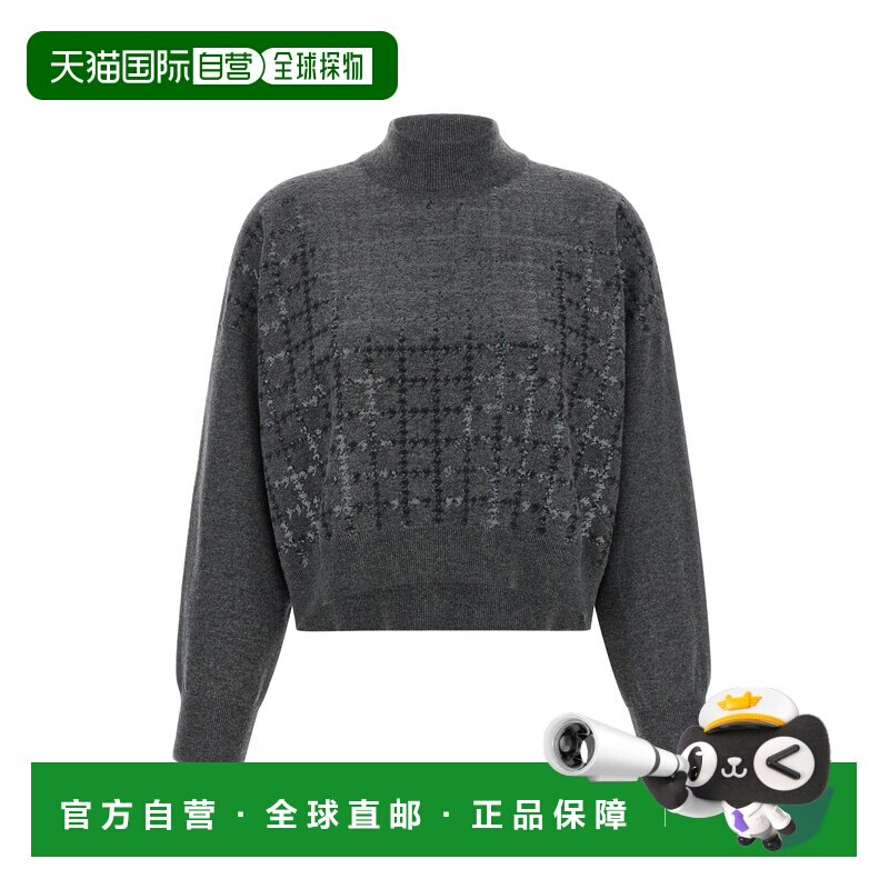 香港直邮Brunello Cucinelli 布内罗 古奇拉利 女士 羊绒毛衣 M12