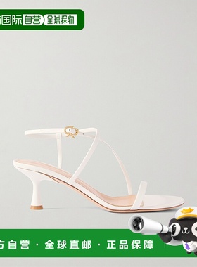 香港直邮Gianvito Rossi 吉安维托 罗西 女士 55 皮质凉鞋 G32225