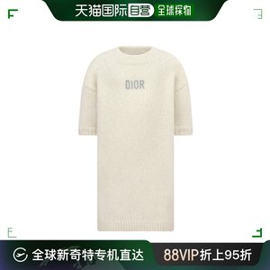 香港直邮DIOR 迪奥 女童 羊毛混纺针织亮片连衣裙童装 4SBM14DRSB