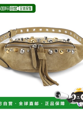 1h可退 香港直邮valentino 华伦天奴 女士 NELLCOTE 米色皮带包包