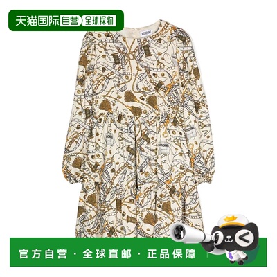 1h可退 香港直邮Moschino 莫斯奇诺 婴儿 长袖连衣裙童装 HDV0DXS